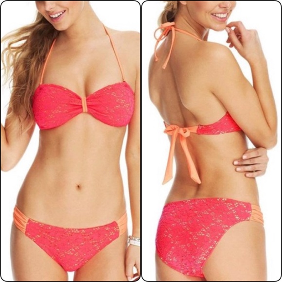 California Waves Other - NWT California Waves 2-Piece Coral Swimsuit SET, M